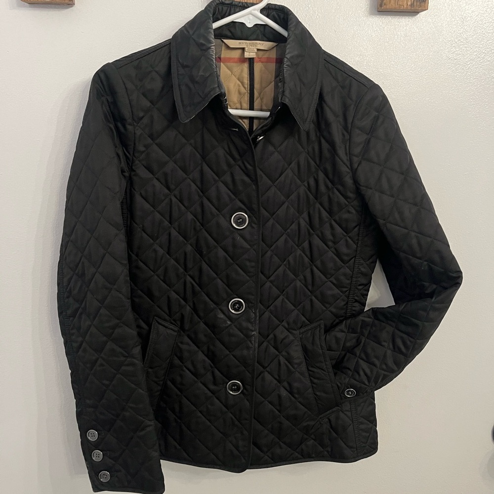 Burberry Britt Quilted Black Jacket | Authentic